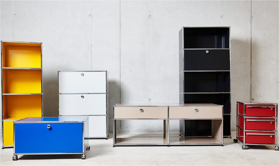 USM Secondhandprodukte in verschiedenen Farben